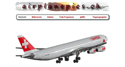 Desktop Screenshot of airplanepics.ch